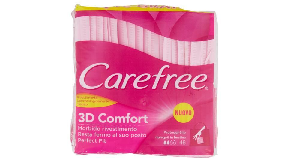 Carefree 3D Comfort Proteggi-Slip ripiegati in bustina