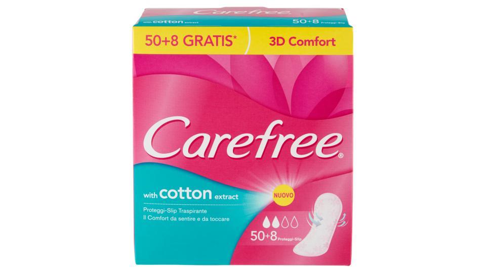 Carefree with cotton extract Proteggi-Slip Traspirante