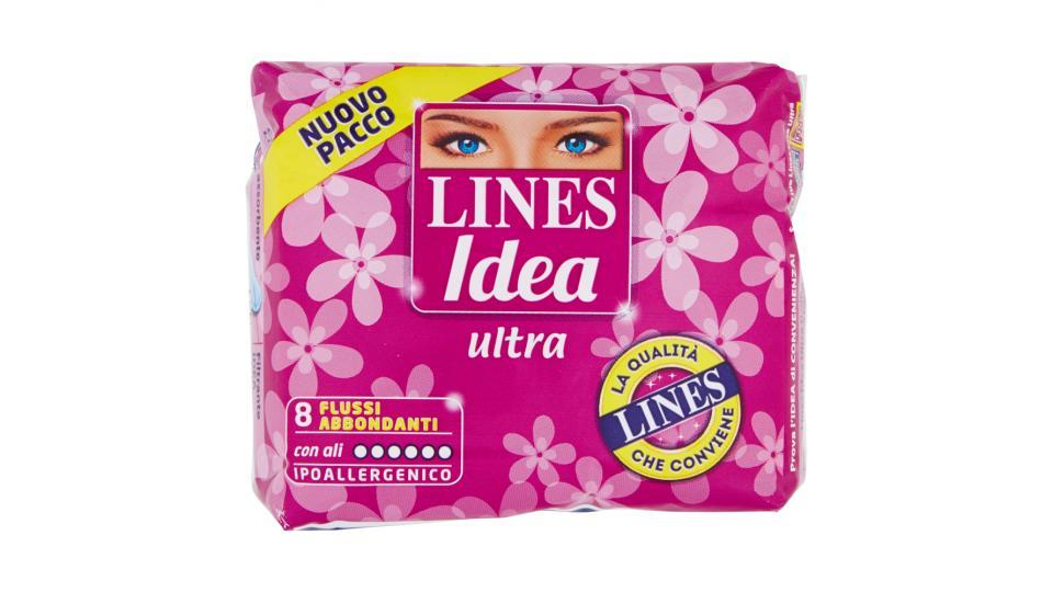 Lines Idea ultra flussi Abbondanti con ali