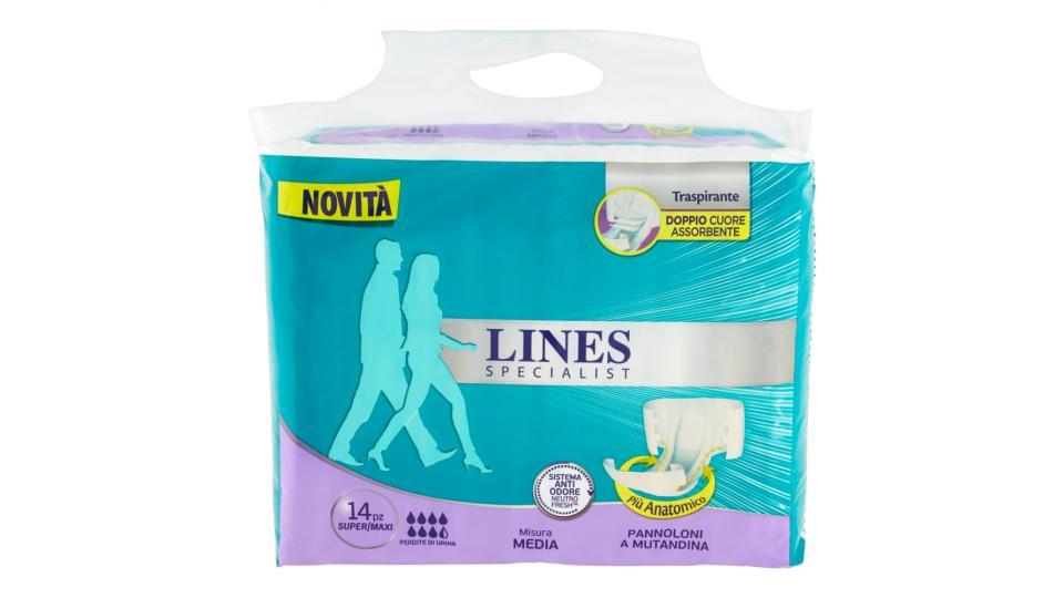 Lines Specialist Pannolone a Mutandina Misura Media x