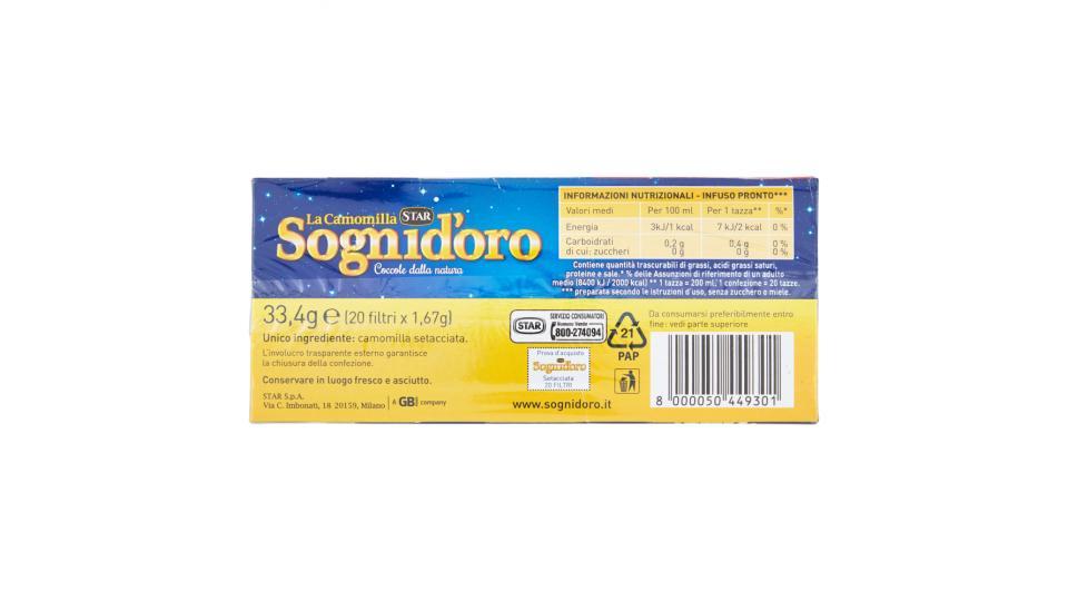 Sognid'oro La Camomilla Setacciata