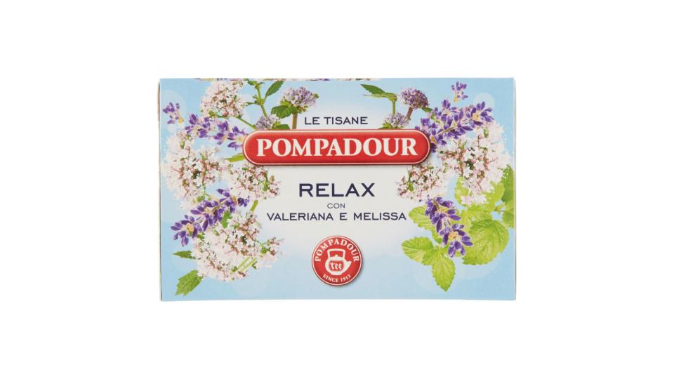 Pompadour Le Tisane Relax con Radice di Valeriana e Melissa 15+3 bustine