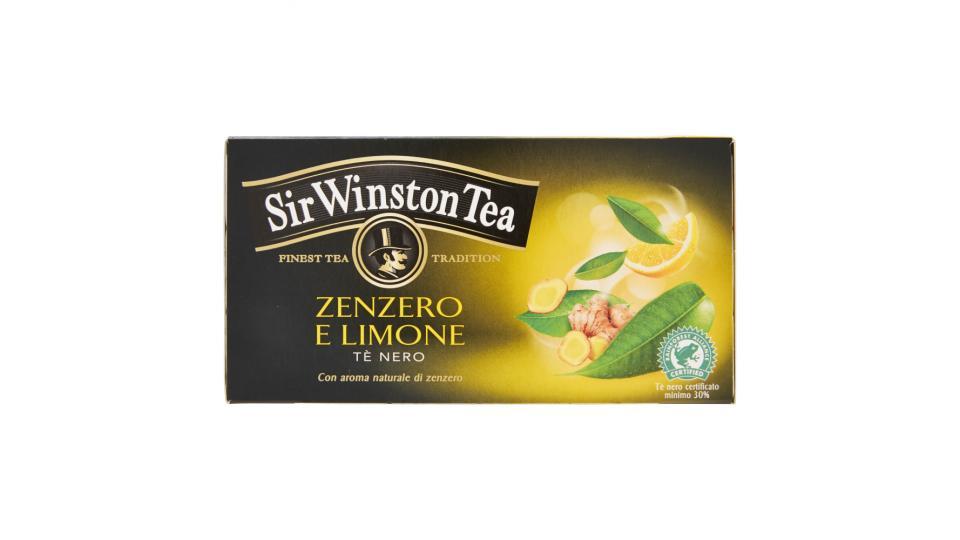 Sir Winston Tea Zenzero e limone tè nero