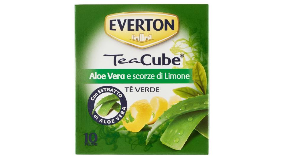 Everton TeaCube Tè Verde Aloe Vera e scorze di Limone