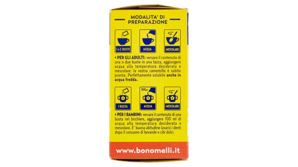 Bonomelli Estratto Zuccherato di Camomilla Solubile con Miele e Arancia