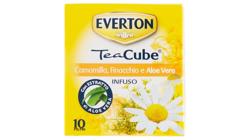 Everton TeaCube Infuso Camomilla, Finocchio e Aloe Vera