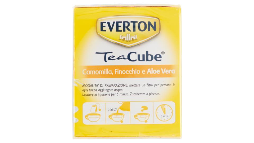 Everton TeaCube Infuso Camomilla, Finocchio e Aloe Vera