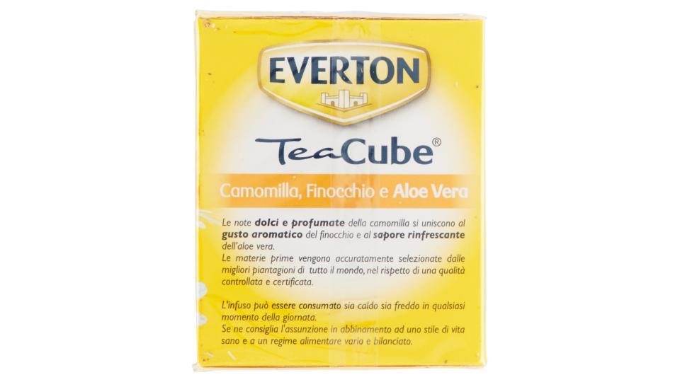 Everton TeaCube Infuso Camomilla, Finocchio e Aloe Vera