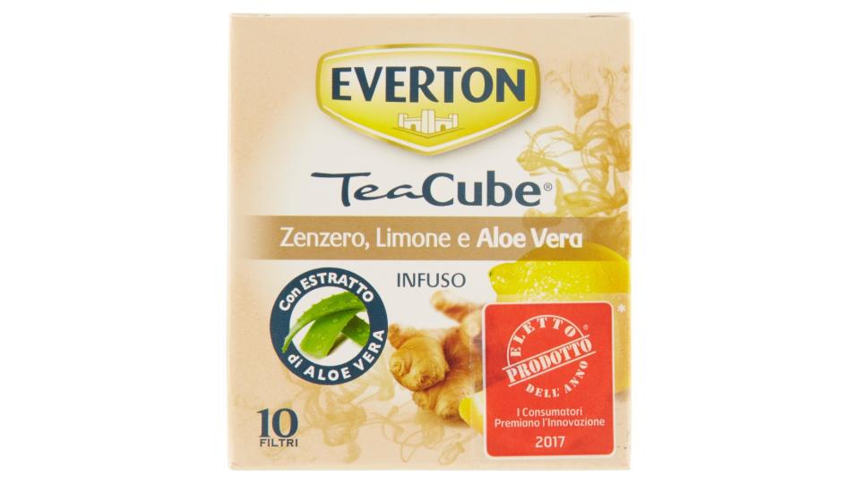 Everton TeaCube Infuso Zenzero, Limone e Aloe Vera