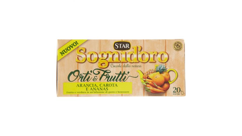 Sognid'oro Orti & Frutti Arancia, Carota e Ananas