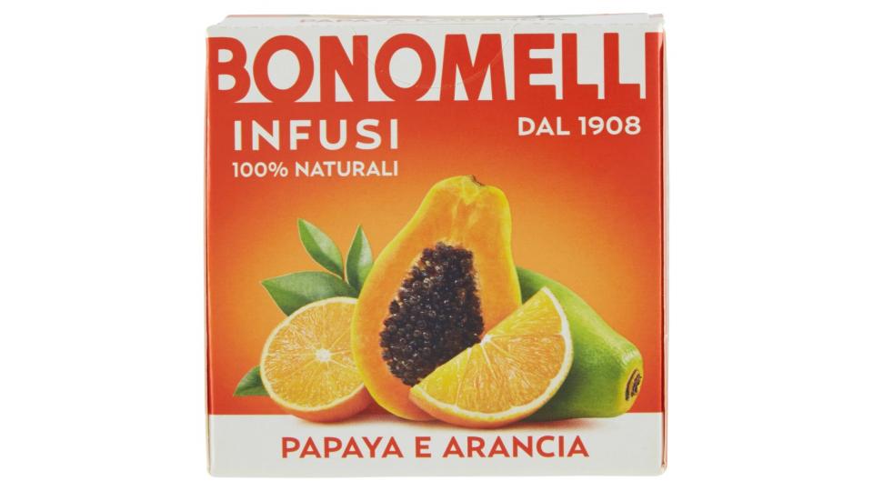 Bonomelli Infusi 100% Naturali Papaya e Arancia 10 Filtri