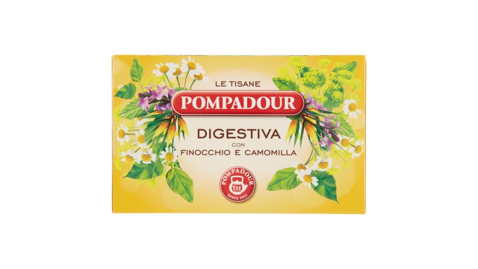 Pompadour Le Tisane Digestiva con Rooibos, Anice e Finocchio 15+3 bustine