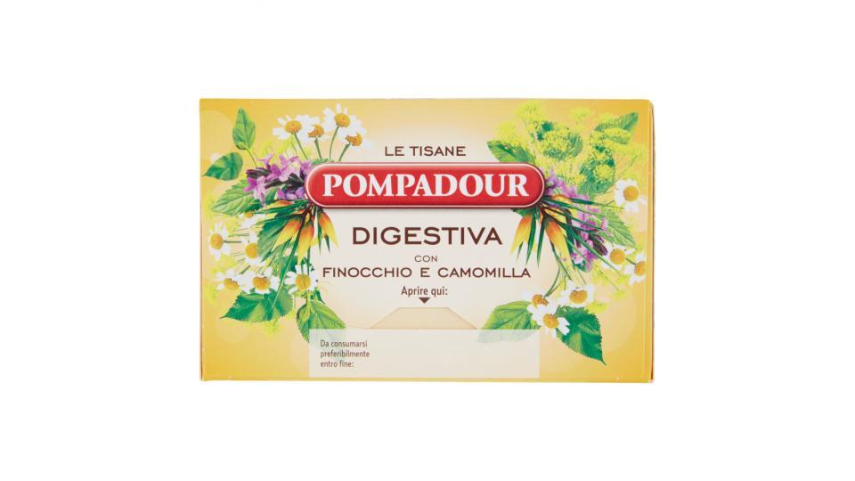 Pompadour Le Tisane Digestiva con Rooibos, Anice e Finocchio 15+3 bustine