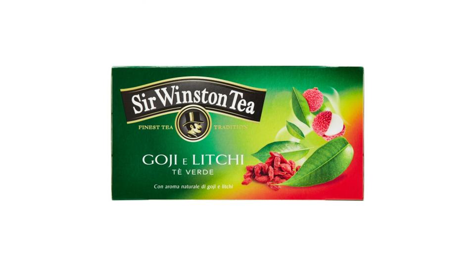 Sir Winston Tea Goji e Litchi Tè Verde 20 bustine