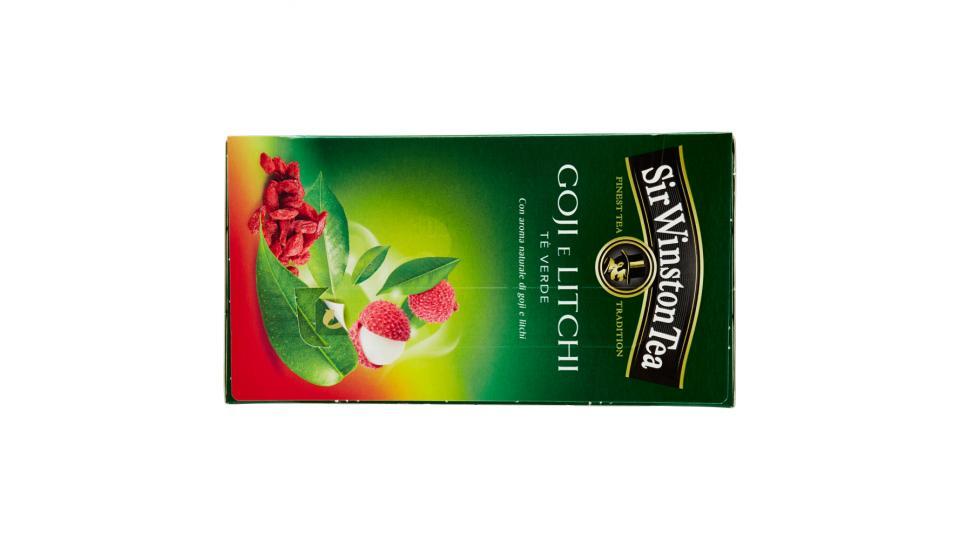 Sir Winston Tea Goji e Litchi Tè Verde 20 bustine