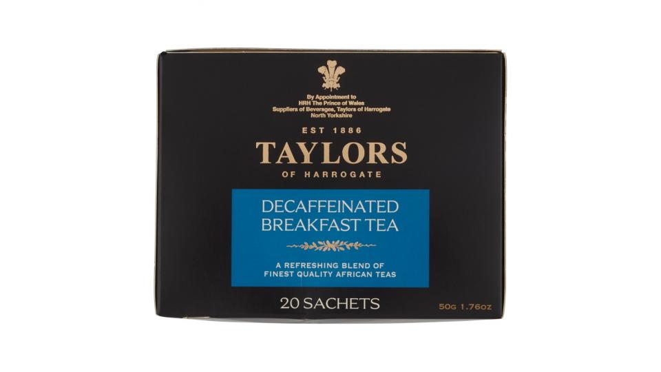 Taylors of Harrogate Decaffeinated breakfast tea