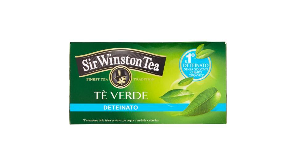 Sir Winston Tea Tè Verde Deteinato 20 bustine