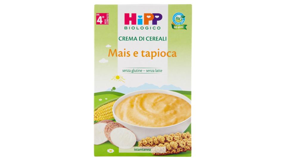 HiPP Biologico Crema di Cereali Mais e tapioca
