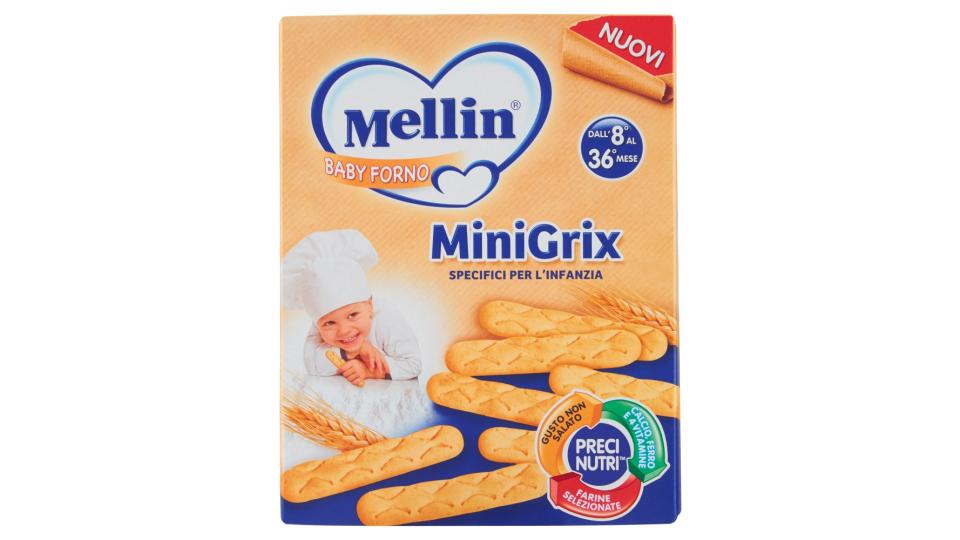 Mellin Baby forno MiniGrix specifici per l'infanzia