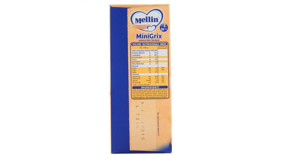 Mellin Baby forno MiniGrix specifici per l'infanzia