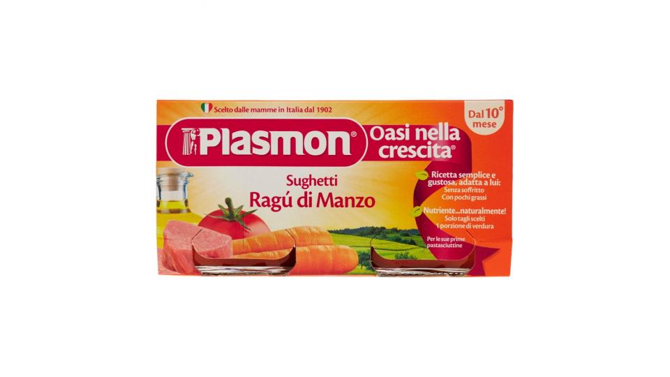 Plasmon Sughetti Ragù di Manzo