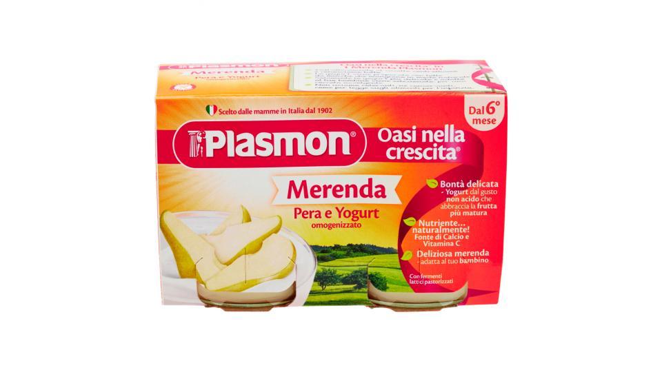 Plasmon Merenda Pera e Yogurt omogeneizzato