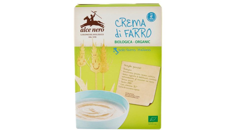 alce nero Crema di Farro Biologica