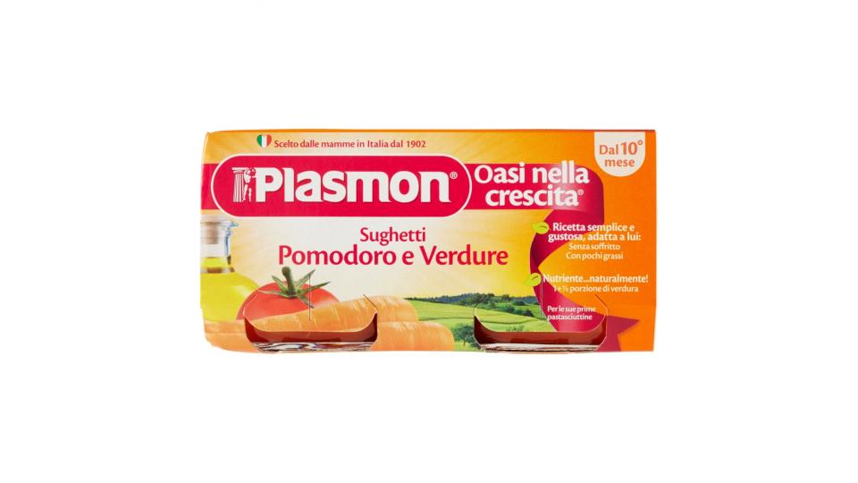 Plasmon Sughetti Pomodoro e Verdure