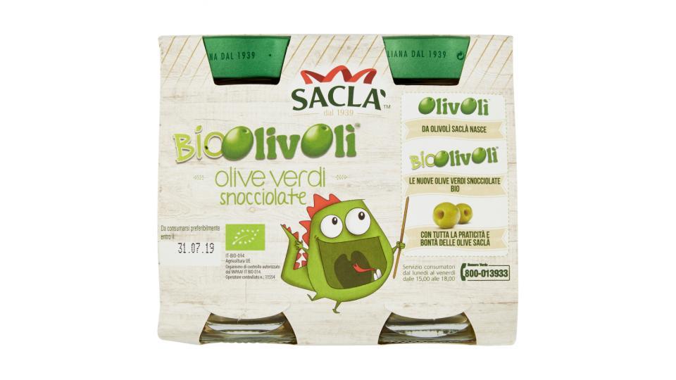 Saclà BioOlivOlì olive verdi snocciolate bio