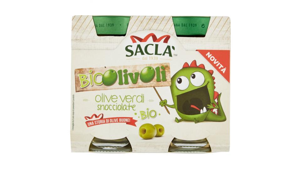 Saclà BioOlivOlì olive verdi snocciolate bio