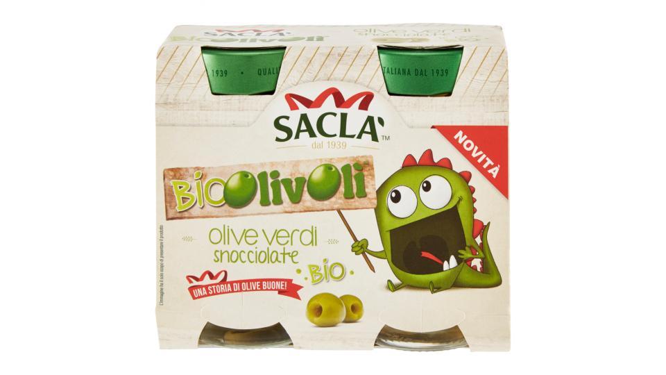 Saclà BioOlivOlì olive verdi snocciolate bio