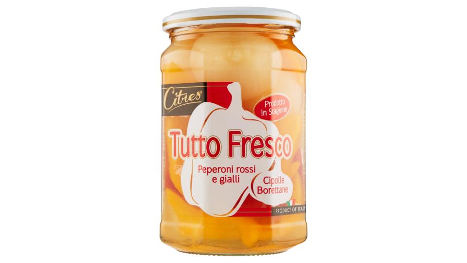 Citres Tutto Fresco Peperoni rossi e gialli Cipolle Borettane