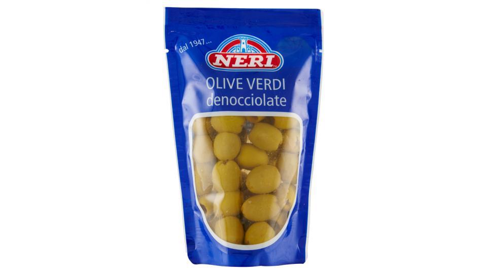 Olive verdi denocciolate