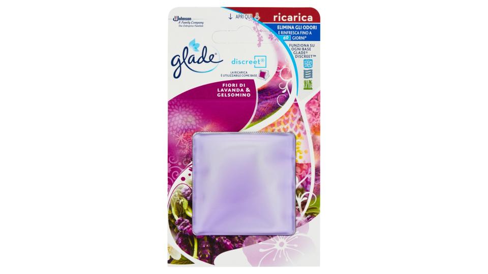 glade discreet ricarica Fiori di Lavanda & Gelsomino