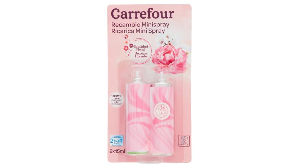 Carrefour Ricarica Mini Spray Dolcezza Floreale