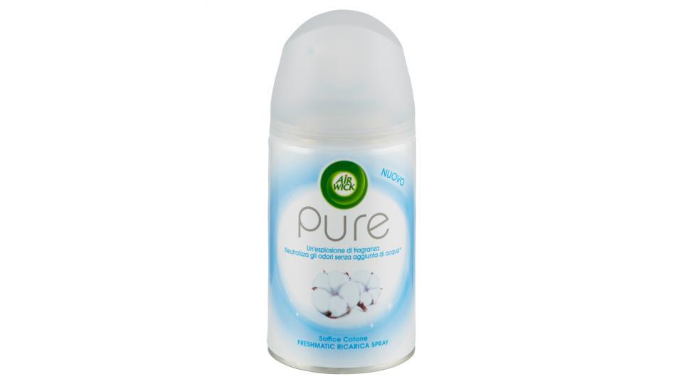 Air Wick Pure Freshmatic Ricarica Spray Soffice Cotone