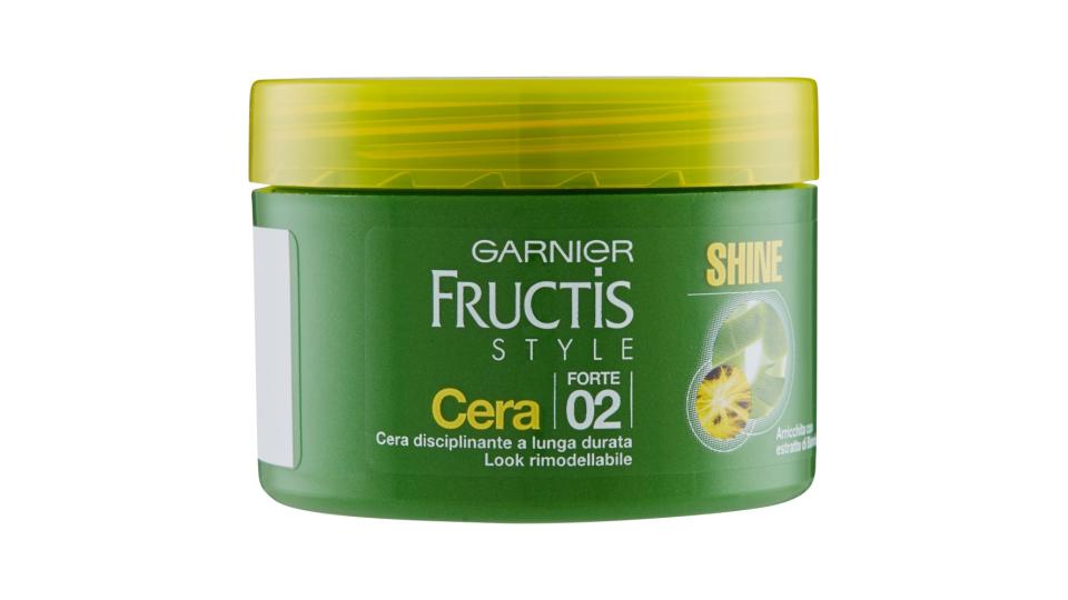 Garneir Fructis Style Shine - Cera disciplinanate a lunga durata fissaggio forte