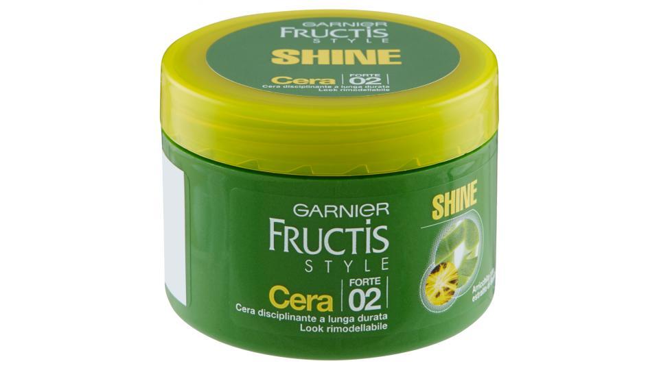 Garneir Fructis Style Shine - Cera disciplinanate a lunga durata fissaggio forte