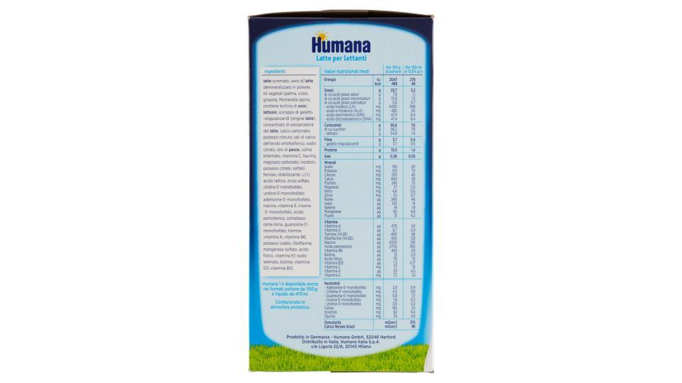 Humana 1 Latte per lattanti