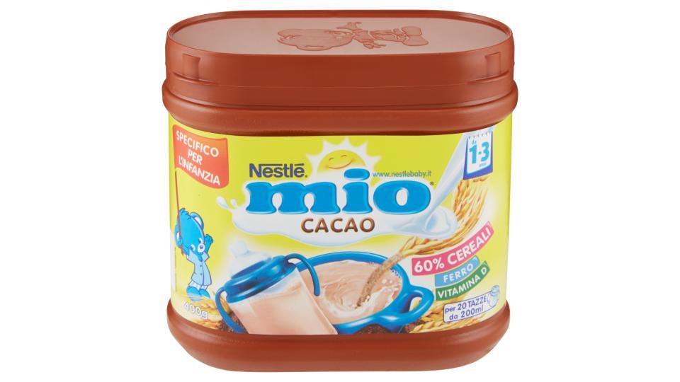 NESTLÉ MIO Cacao insaporitore del latte ai cereali al gusto di cacao da 1 anno polvere