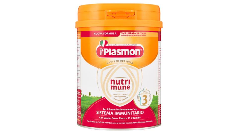 Plasmon nutrimune 3 Latte di Crescita