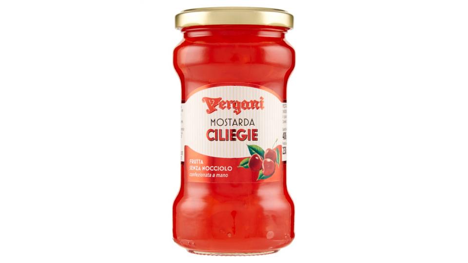 MOSTARDA DI CILIEGIE 400g (peso sgocciolato