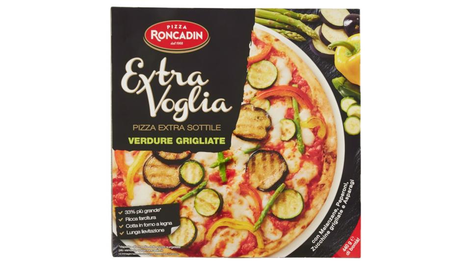 Roncadin Extra Voglia Pizza Extra Sottile Verdure Grigliate