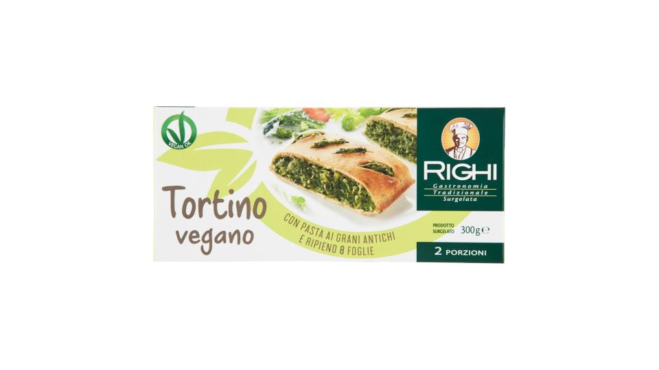 Righi Tortino vegano con Pasta ai Grani Antichi e Ripieno 8 Foglie