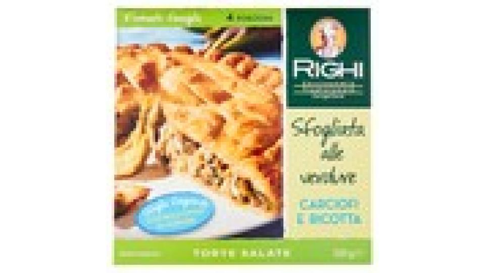 Righi Torte Salate Sfogliata alle verdure Carciofi e Ricotta