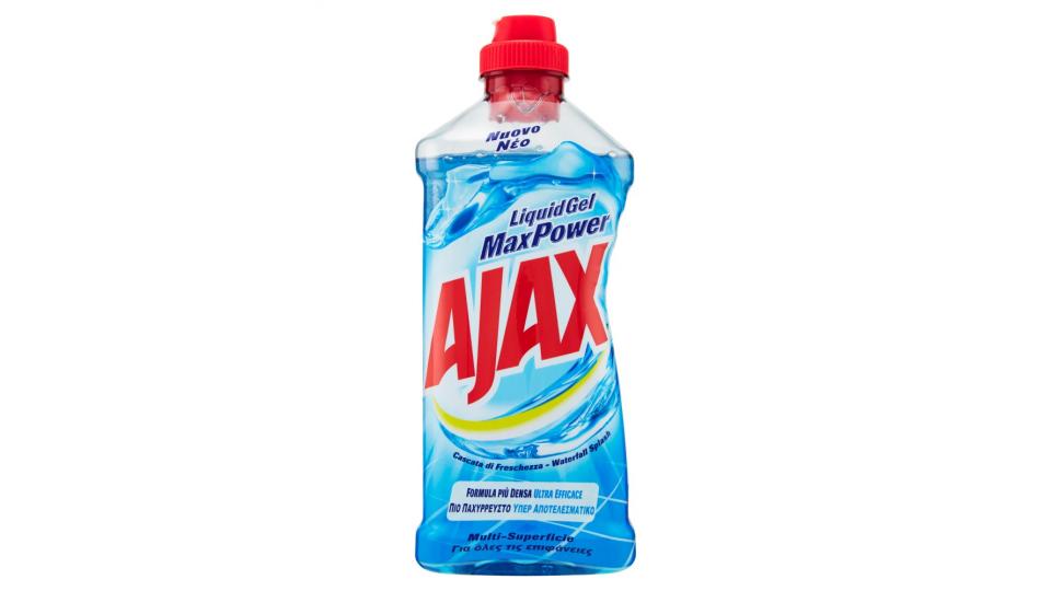 Ajax Liquid Gel Max Power Cascata di Freschezza Multisuperficie