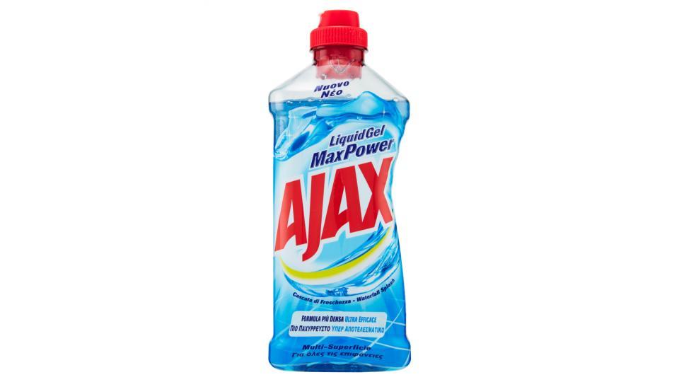 Ajax Liquid Gel Max Power Cascata di Freschezza Multisuperficie
