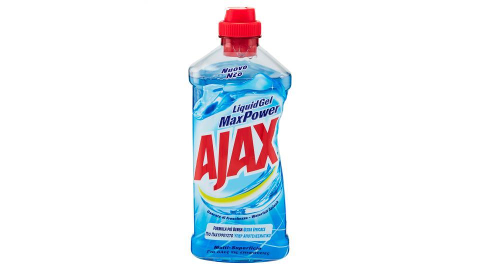 Ajax Liquid Gel Max Power Cascata di Freschezza Multisuperficie