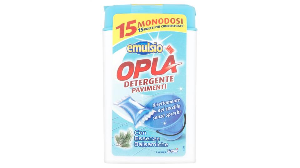 Emulsio Oplà Detergente pavimenti con essenze balsamiche