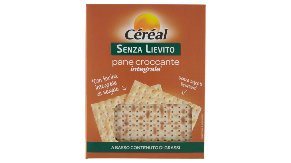 Céréal Senza Lievito Pane Croccante Integrale*